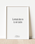 Ég byrjaði áður en  ég var tilbúin