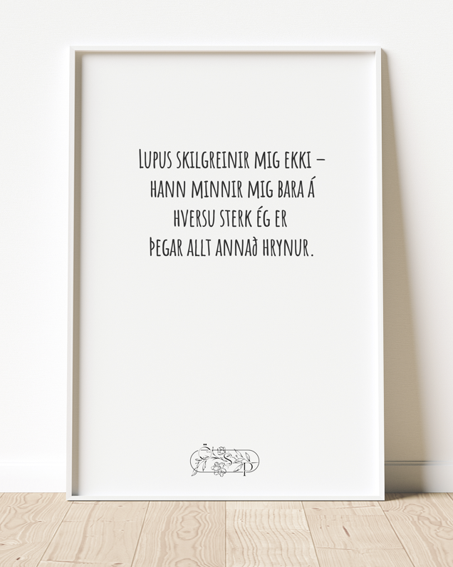 Lupus skilgreinir mig ekki