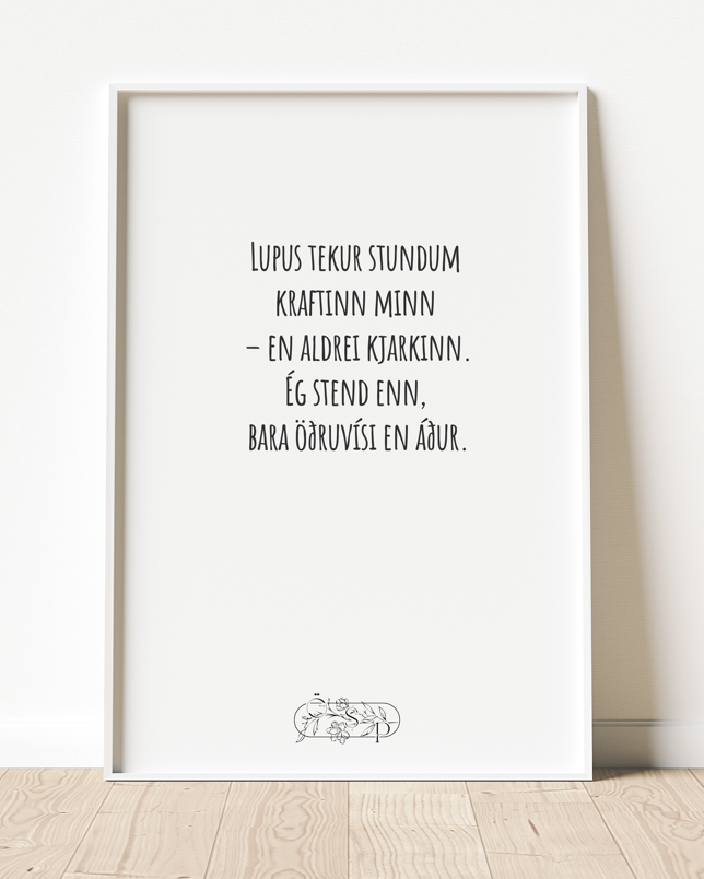 Lupus tekur stundum  kraftinn minn